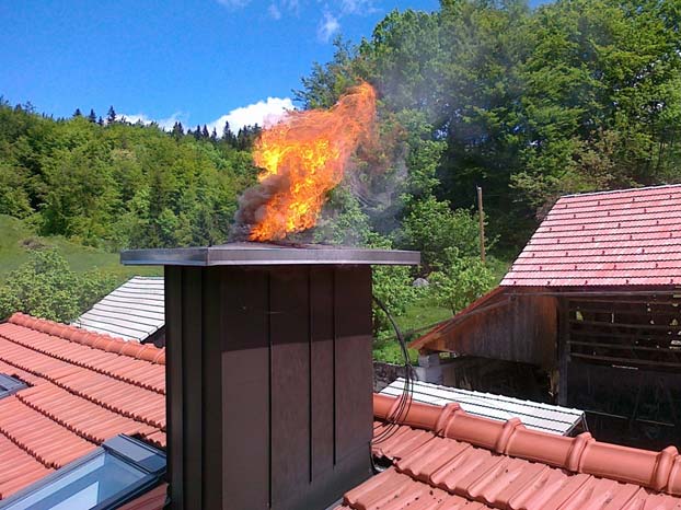 dimniški požari dimnikarstvo lepoša
